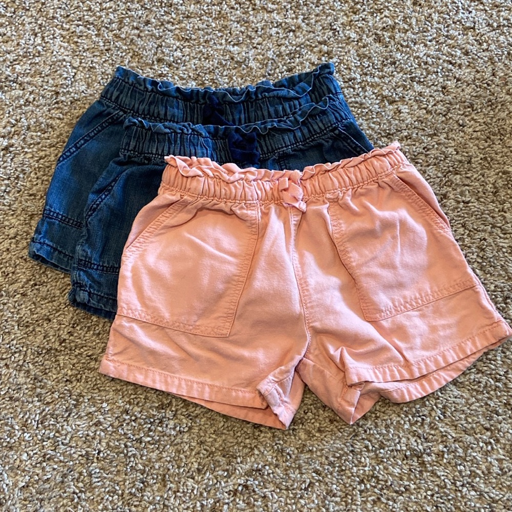 OshKosh B’gosh girls size 5 shorts bundle (3)
